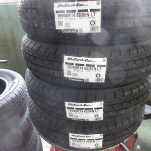 新品　Blue Earth VanブルーアースバンRY55　155/80R14　88/86N　LT◎処分・最安値・ラスト・送料無料４本で28000円・本州・四国・九州限定