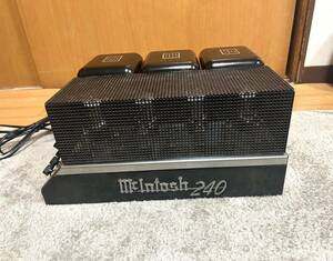 McIntosh マッキントッシュ MC 240 真空管アンプ。動作品