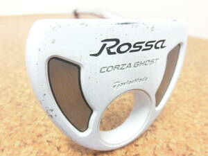 訳有品♪TaylorMade テーラーメイド Rossa CORZA GHOST agsi+ ロッサ コルザ ゴースト パター 34インチ 純正スチールシャフト 中古♪T1603