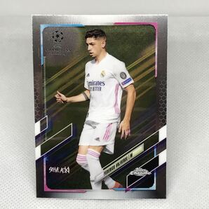 #67 FEDERICO VALVERDE 2021 topps chrome UEFA CHAMPIONS LEAGUE neon future STEVE AOKIの画像1