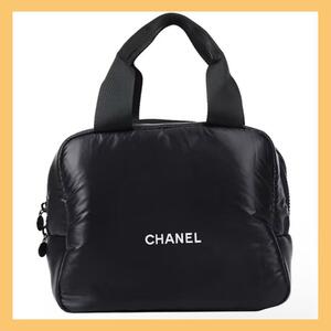 33 CHANEL ミニボストンブラック　chanel 化粧ポーチ　ノベルティ