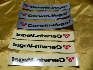 米国カリフォルニア州　Cerwin-Vega社　ステッカー２種10枚セット　