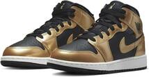 ナイキ エア ジョーダン 1 ミッド SE GS 25㎝ DR6967-071 NIKE J AIR JORDAN 1 MID SE （GS) 子供 キッズ 子供用 女性 女性用_画像1