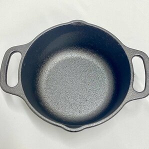 【１円スタート!】LODGE★ダッチオーブン★開封済み・未使用品★SEASONED CAST IRON★1QT★0.9L★調理器具★アウトドア★キャンプ用品の画像4