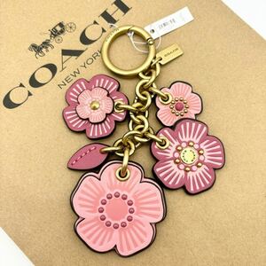 [COACH* new goods ]* tea rose Mix bag charm * key holder *