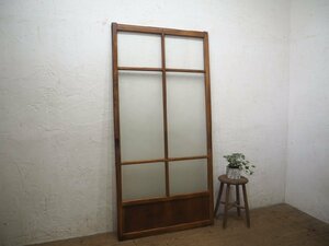 taP0972*[H177cm×W87,5cm]* diamond glass entering. old tree frame sliding door * old fittings glass door entranceway door old Japanese-style house reform retro antique M pine 