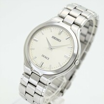 35.SEIKO/DOLCE●1993年製造 8J41-0A10 クオーツ 電池交換済 メンズ腕時計 純正ベルト 10気圧防水 ビンテージ 中古 セイコー ドルチェ_画像8