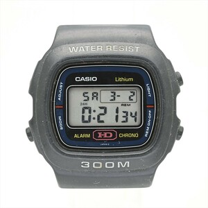 2.OLD CASIO●DW-310 300m アラーム/バックライトOK デジタル クオーツ 電池交換済 メンズ腕時計 オールドカシオ ビンテージ ベルト無し