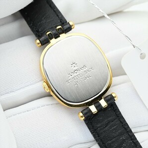 4.未使用 JUNGHANS/ユンハンス●JY-704L 天然石文字盤 クオーツ 電池交換済 レディース腕時計 純正ベルト ゴールドカラー ホワイト 白の画像5