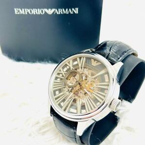 【訳あり】エンポリオアルマーニ 高級自動巻き AR4629 EMPORIO ARMANI ケース箱付き 稼働品の画像2