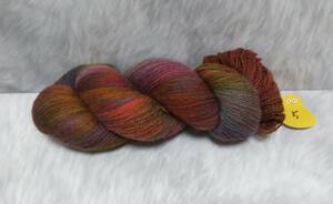 輸入　毛糸　Lit Yarn Hand Dyed Wool　ハンドダイドウール　手染め　ウール100％　150g×1個　540ｍ　カラー5　リトアニア　海外