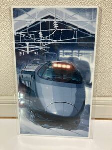 スーパートレインスタンプラリー山形駅限定サポプレート400系新幹線つばさ　送料無料