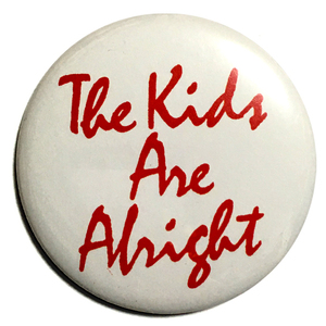 デカ缶バッジ 58mm The Who The Kids Are Alright フー keith Moon キースムーン 60’s Mods