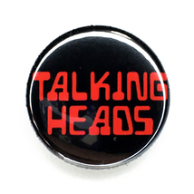 缶バッジ 25mm TALKING HEADS トーキングヘッズ RED LOGO Tom Tom Club New Wave Power Pop_画像1