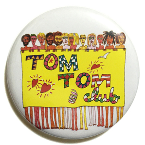 デカ缶バッジ 58mm TOM TOM CLUB トムトムクラブ Talking Heads トーキングヘッズ Tina Weymouth David Byrneの画像1