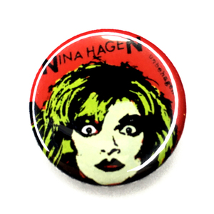 25mm 缶バッジ NINA HAGEN ニナハーゲン New Wave Disco Post Punk Reggae