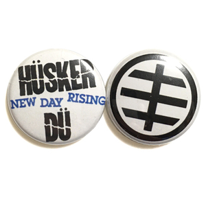 25mm 缶バッジ 2個セット Husker Du New Day Rising ハスカードゥ Bob Mould Sugar emo Hardcore Punk