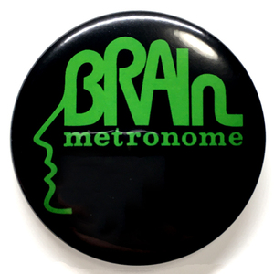 デカ缶バッジ 58mm Brain records Metoronome Nue! Guruguru Scorpions Accept ジャーマンロック プログレ Hardrock