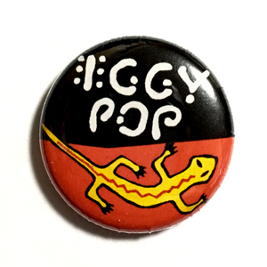 25mm 缶バッジ Iggy Pop Soldier イギーポップ ソルジャー Stooges ストゥージズ Punk New Wave