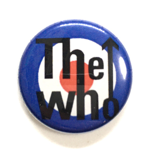 25mm 缶バッジ The Who ザ・フー Target Mark Mods Pete Townshend Roger Daltrey Keith Moon John Entwistle