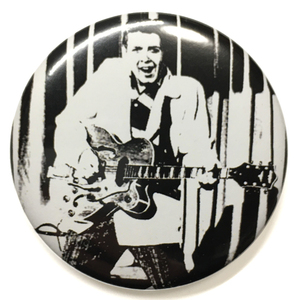 デカ缶バッジ 58mm Eddie cochran エディコクラン オールディーズ Rock ’n’ Roll 真島昌利 クロマニヨンズ ハイロウズ ブルーハーツ