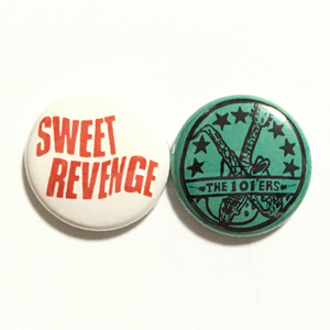 缶バッジ 25mm The 101er's Clash Joe Strummer SWEET REVENGE ジョーストラマー Garage Power Pop パブック ガレージパンク パワーポップ