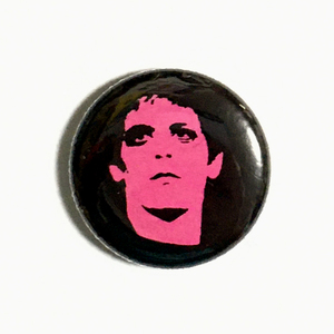 缶バッジ 25mm Lou Reed ルーリード Velvet Underground Power Pop Glam Garage Punk パワーポップ グラムロック ガレージパンク