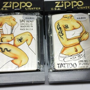 新品 ZIPPO タトゥー 2002年 セクシーガール TATTOO WINDY 2個セットの画像1