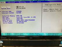 【ジャンク】nec vn370c /win10pro /cpu i5 m570 /メモリ 4gb /hdd 250gbb /付属 アダプタ_画像1