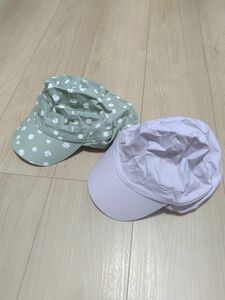 H＆M キャップ 帽子 日除け付き　キッズ　サイズ86-92