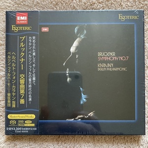 新品 ESOTERIC SACD★カラヤン：ブルックナー 交響曲 第7番★エソテリック ESSE-90059