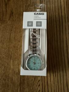 新品 未使用 CASIO Collection MTP-1302D-2A2JF カシオ コレクション 5気圧防水 メタルバンド ターコイズ ティファニーカラー Tiffany ④