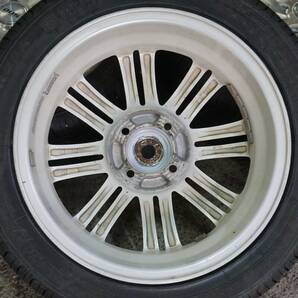 深溝9分～ 165/55R15 KENDA ホワイトポリッシュ D.O.S. 5J +45 PCD100 タント ムーヴ カスタム NBOX NONE デイズ ワゴンR 軽自動車*486nの画像9