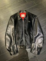 新品 LEWIS LEATHER 60 CORSAIR LEATHER JACKET / BLACK&BLACK PONY / 46_画像1