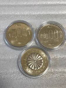 昭和64年　天皇陛下御在位30年 記念硬貨 平成31年500円玉硬貨　ロール出し　新品未使用品