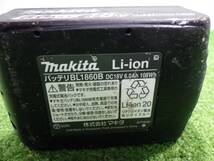 makita バッテリー BL1860B 充電式工具 マキタ インパクト 18V 17回 中古品 240328_画像2