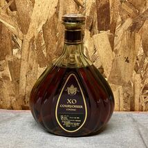 送料無料【Nせ1042】サントリー クルボアジェ グリーンボトル　XO 700ml 40度COURVOISIER ブランデー 古酒_画像2