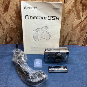 送料無料【Mえ1274】京セラ FINECAM S5R デジカメ　KYOCERA デジタルカメラ 