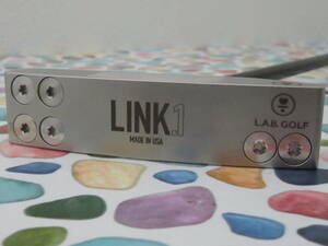 今話題のシリーズ　ラブゴルフ　リンクワン　パター　L.A.B GOLF LINK.1 34インチ ヘッドカバー付き