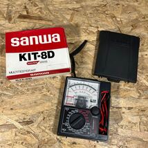 1円〜/sanwa/三和電気計器/マルチテスターキット/KIT-8D/箱付き/計測器/メーター/動作未確認/現状品_画像1