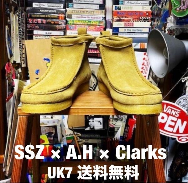 SSZ × A.H × Clarks Originals (エスエスズィー エーエイチ クラークスオリジナルス) UK7 ブーツ