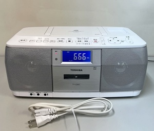 東芝 TY-CDK7 CDラジオ カセットレコーダー 　中古