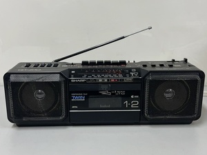 SHARP　QT-Z10　ラジカセ　レトロミュージック　当時物　中古