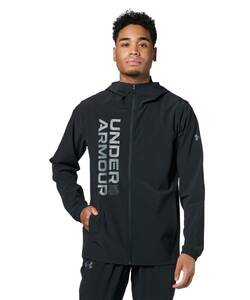 2024年 春夏モデル 1円～【新品】UNDER ARMOUR　ストーム ウィンドジャケット・パンツ　上下セット(size：M color：001) 