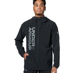 2024年 春夏モデル 1円～【新品】UNDER ARMOUR ストーム ウィンドジャケット・パンツ 上下セット(size：M color：001) の画像1