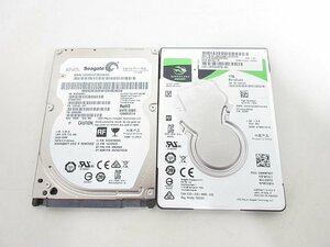 S2947R SEAGATE 2.5インチHDD SATA 2個セット★1TB：ST1000LM048-2E7172/500GB：ST500LT012-1DG142 中古動作品