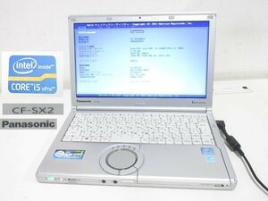 S2951S パナソニック Lets note CF-SX2 Corei5-3340M 2.70GHｚ/メモリ4GB/HDDなし/BIOS表示OK/ジャンク品