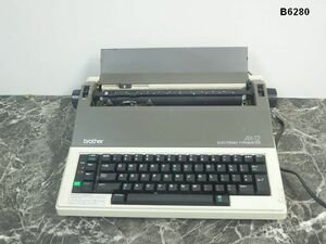 B6280M brother ブラザー 電子タイプライター AX-12 印字確認