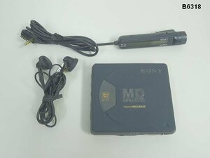 B6318R SONY ポータブルMD MDウォークマン MZ-E55/リモコン RM-MZE55