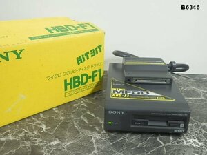 B6346M SONY マイクロフロッピーディスクドライブ MSX MFDD HBD-F1 通電ok 現状品